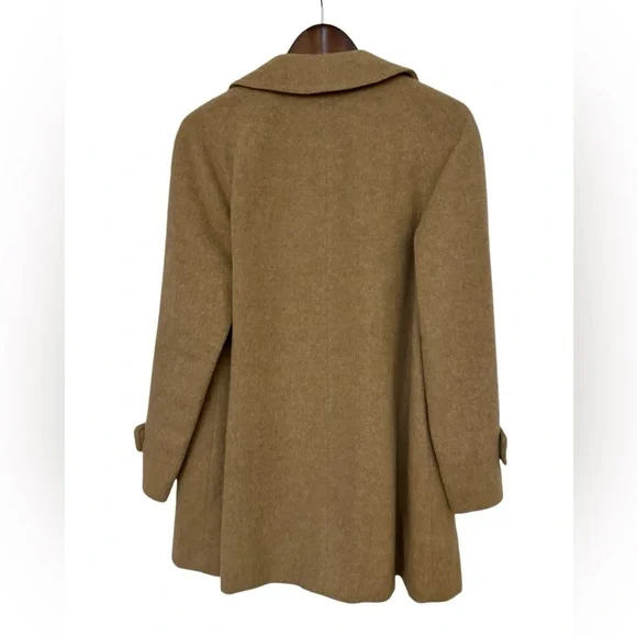 Classic Tan Pea Coat - Picture 5 of 9